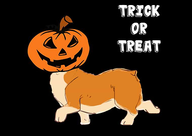 Halloween Corgi