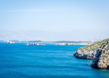Houcima beach in summer