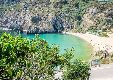 Houcima beach in summer