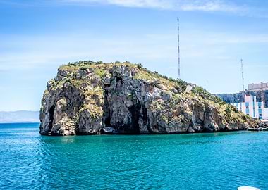 Houcima beach in summer