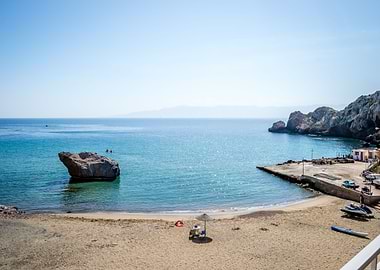 Houcima beach in summer