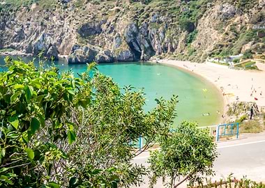 Houcima beach in summer