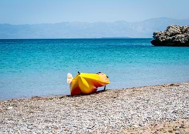 Houcima beach in summer