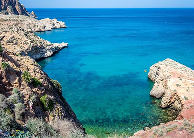 Houcima beach in summer