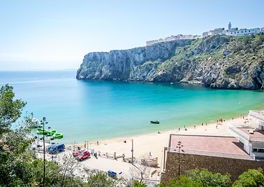 Houcima beach in summer