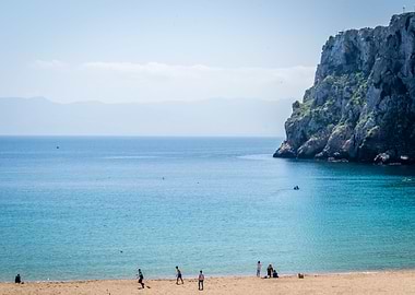 Houcima beach in summer
