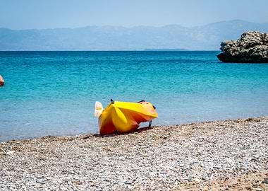 Houcima beach in summer