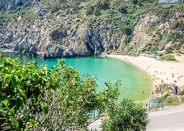 Houcima beach in summer
