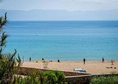 Houcima beach in summer