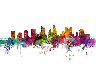 Columbus Ohio Skyline