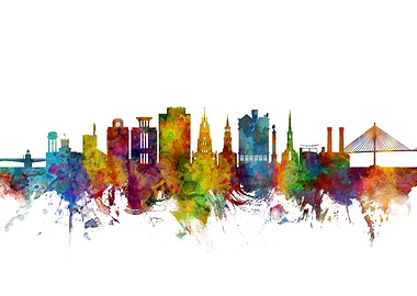 Charleston SC Skyline