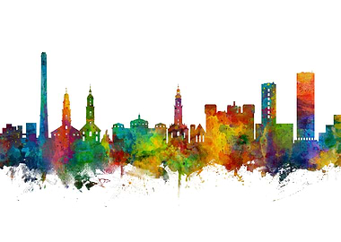 Erlangen Germany Skyline