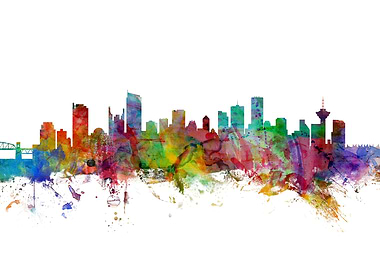 Vancouver Canada Skyline