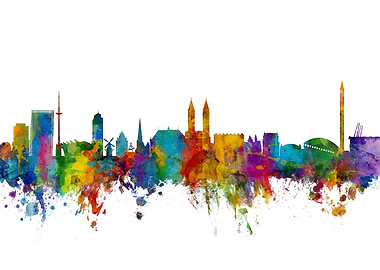 Bremen Germany Skyline