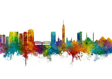 Cairo Egypt Skyline