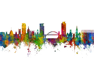 Sunderland England Skyline