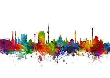 Hannover Germany Skyline