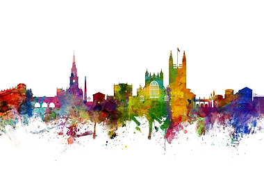 Bath England Skyline