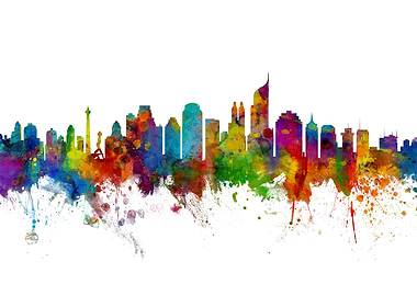 Jakarta Indonesia Skyline