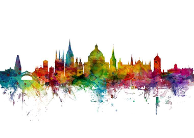 Oxford England Skyline