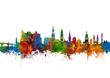 Heidelberg Germany Skyline