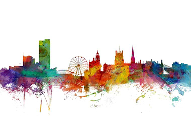 Sheffield England Skyline