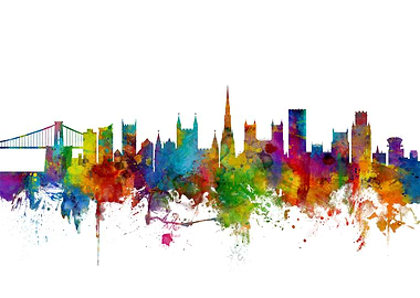 Bristol England Skyline