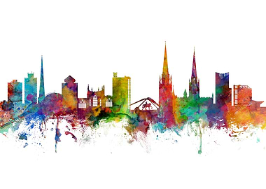 Coventry England Skyline