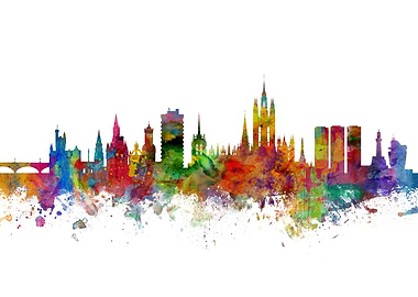 Aberdeen Scotland Skyline