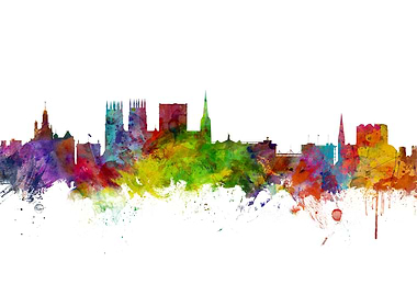 York England Skyline