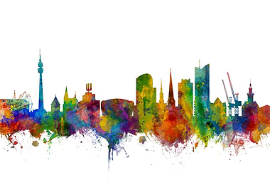 Dortmund Germany Skyline
