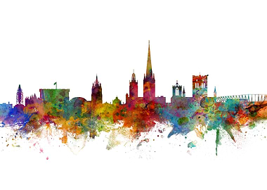 Norwich England Skyline