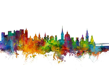 Salzburg Austria Skyline