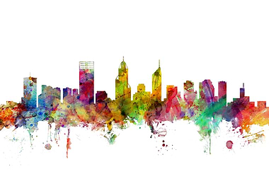 Perth Australia Skyline