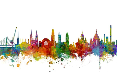 Helsinki Finland Skyline