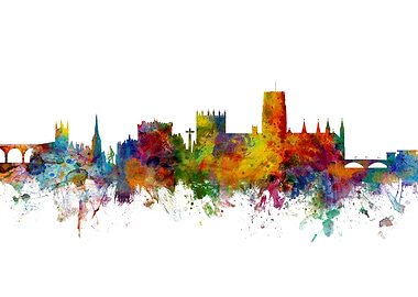 Durham England Skyline