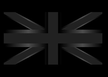 British flag metallic