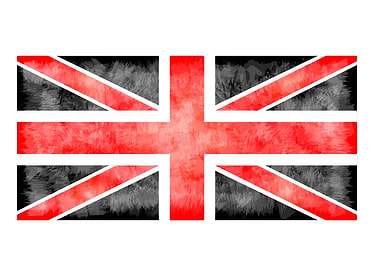British flag grunge
