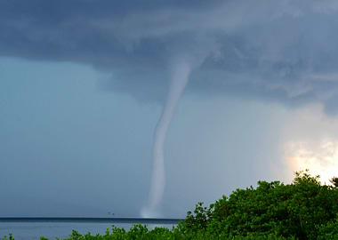 Waterspout in Tampa Bay