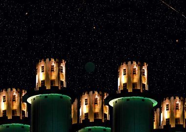 New moon over the castles