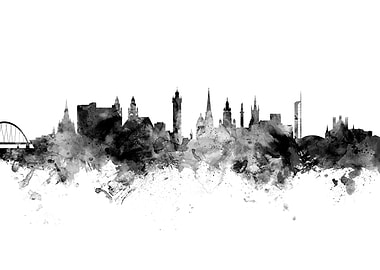 Glasgow Scotland Skyline