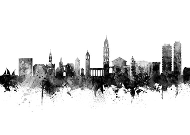 Split Croatia Skyline