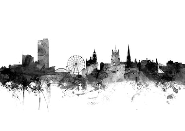 Sheffield England Skyline