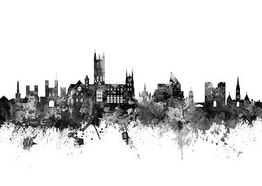 Canterbury England Skyline