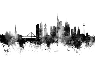 Frankfurt Germany Skyline