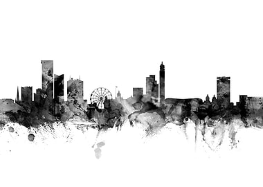 Birmingham England Skyline