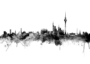 Berlin Germany Skyline
