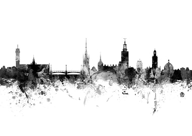 Stockholm Sweden Skyline