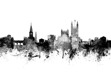 Bath England Skyline