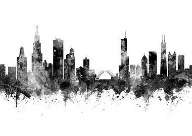 Chicago Illinois Skyline